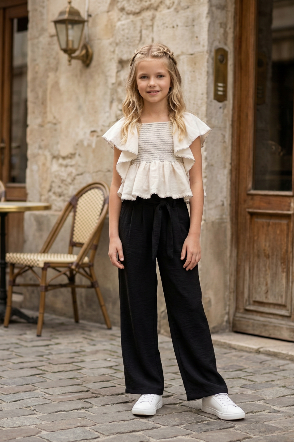 HC Kids 5/16 Yaş Kız Çocuk Pantolon Bluz Takım