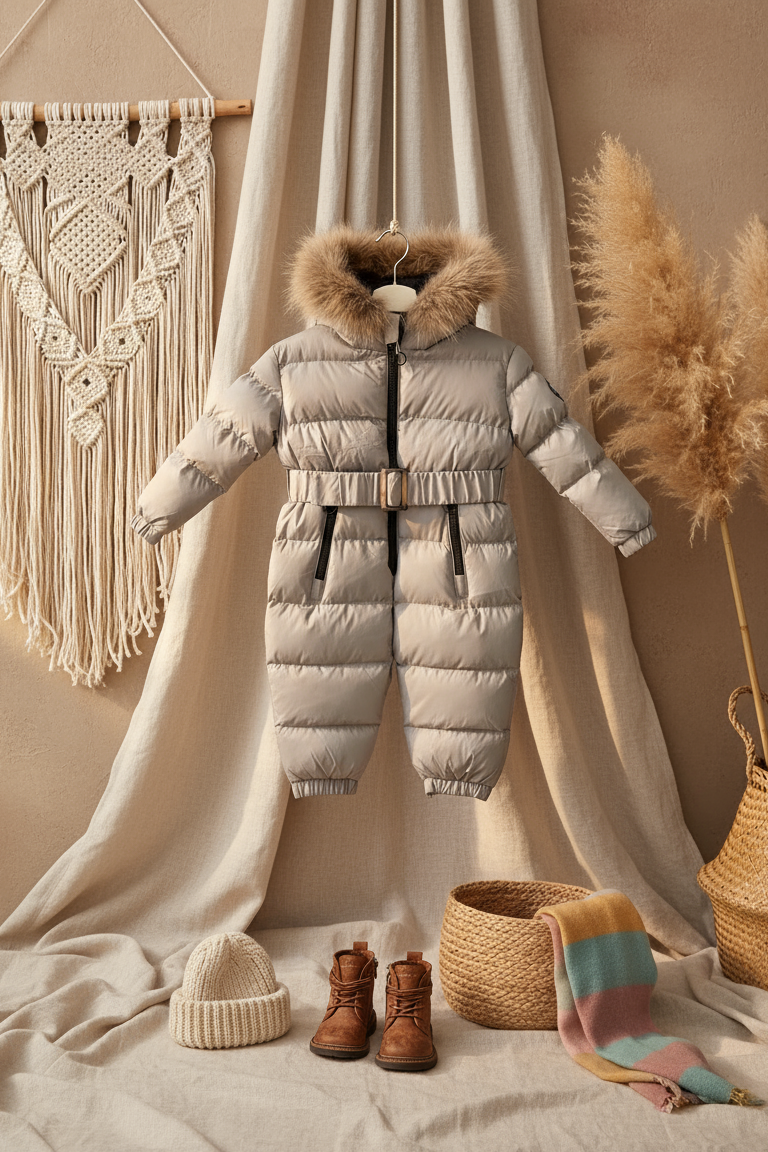 HC KİDS BEBEK ASTRONOT TULUM GRİ