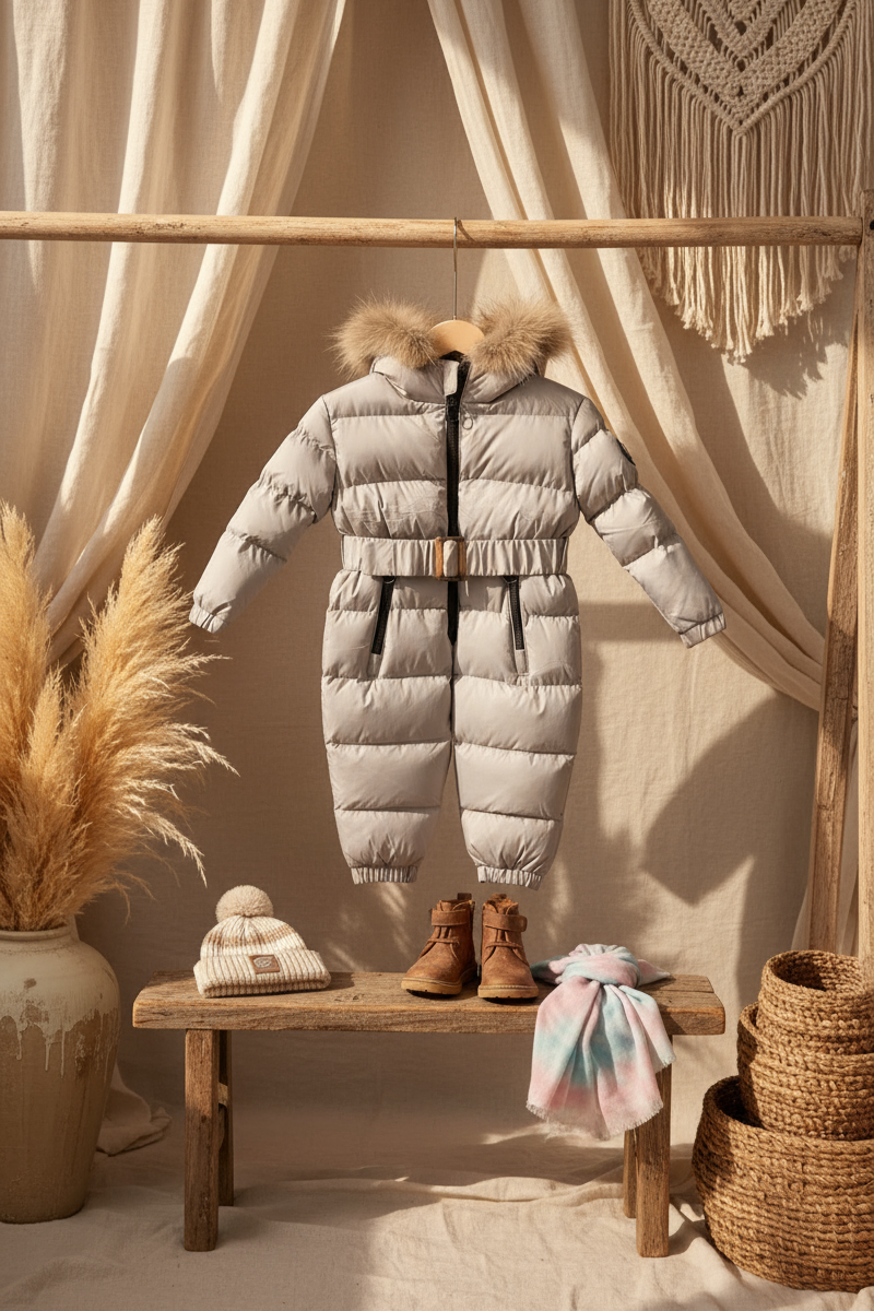 HC KİDS BEBEK ASTRONOT TULUM GRİ