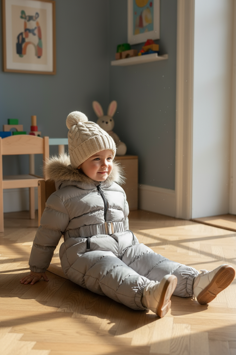 HC KİDS BEBEK ASTRONOT TULUM GRİ