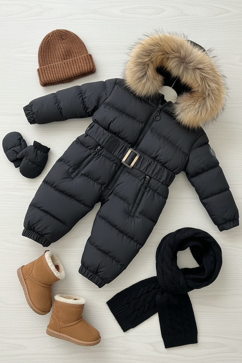 HC KİDS BEBEK ASTRONOT TULUM SİYAH