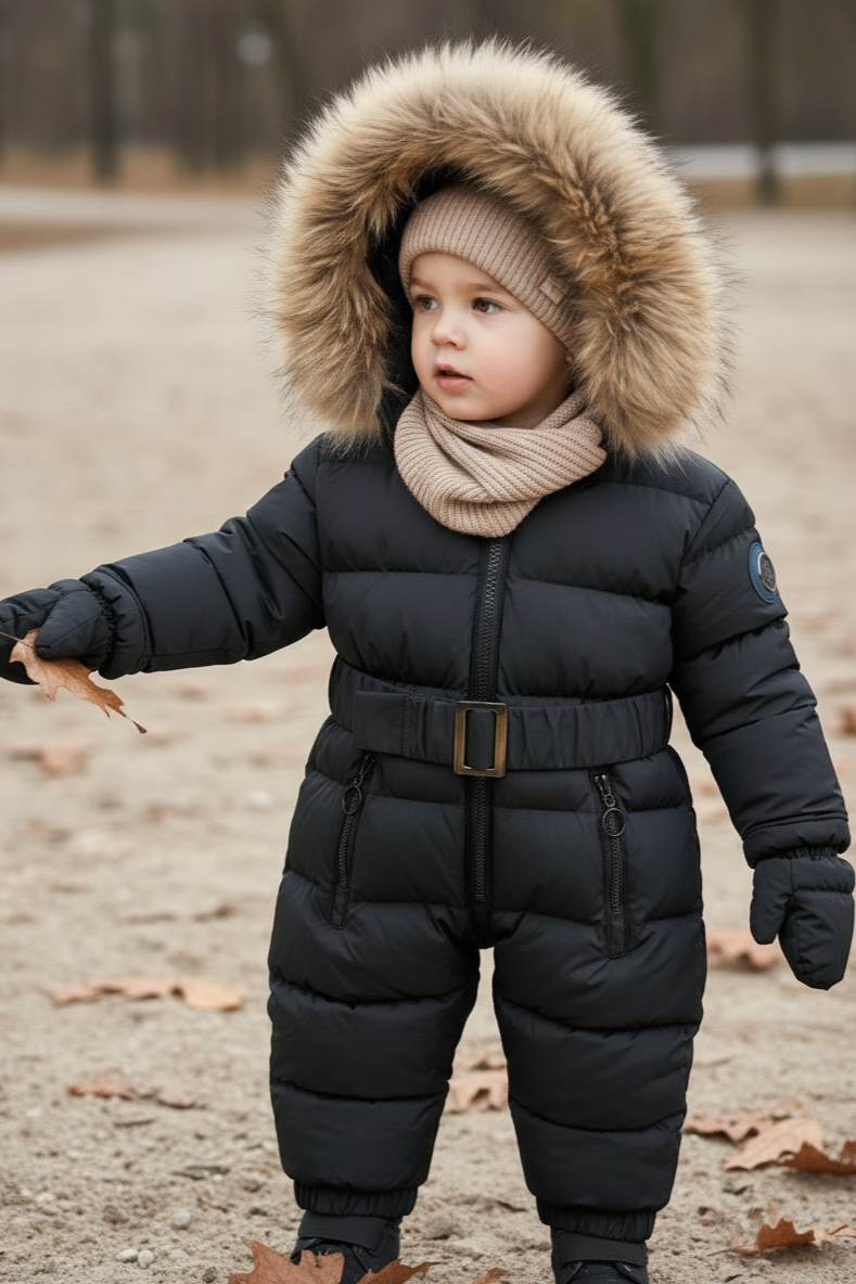 HC KİDS BEBEK ASTRONOT TULUM SİYAH