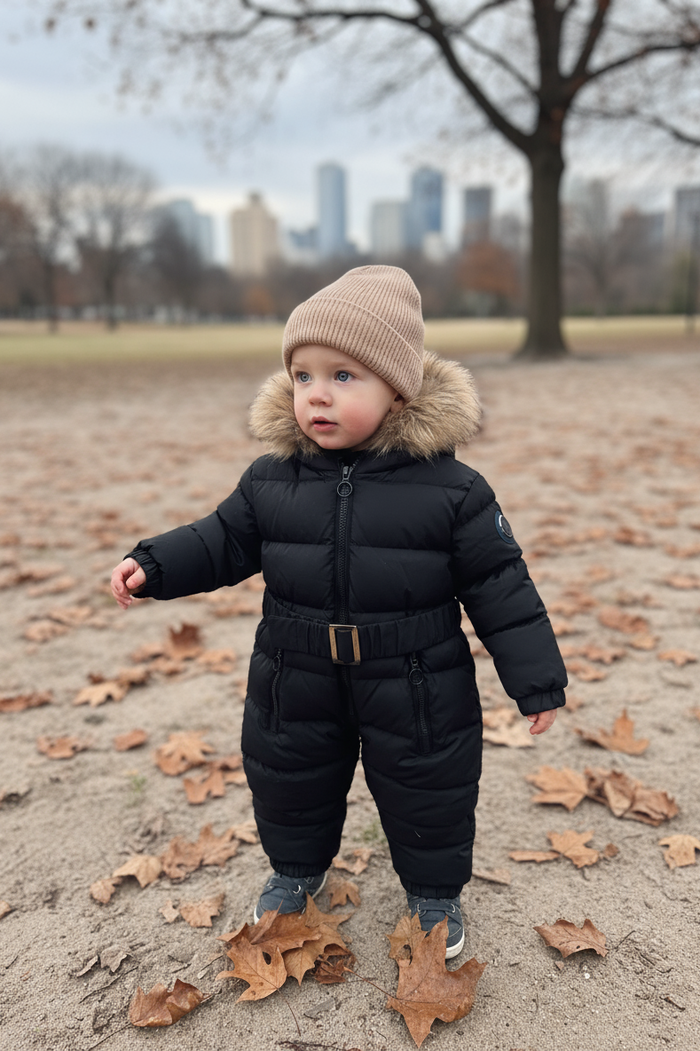 HC KİDS BEBEK ASTRONOT TULUM SİYAH