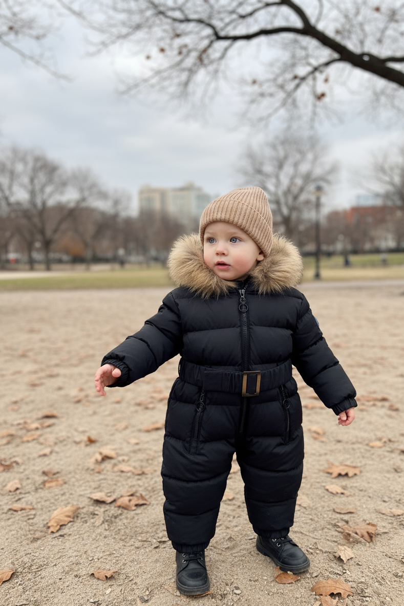 HC KİDS BEBEK ASTRONOT TULUM SİYAH