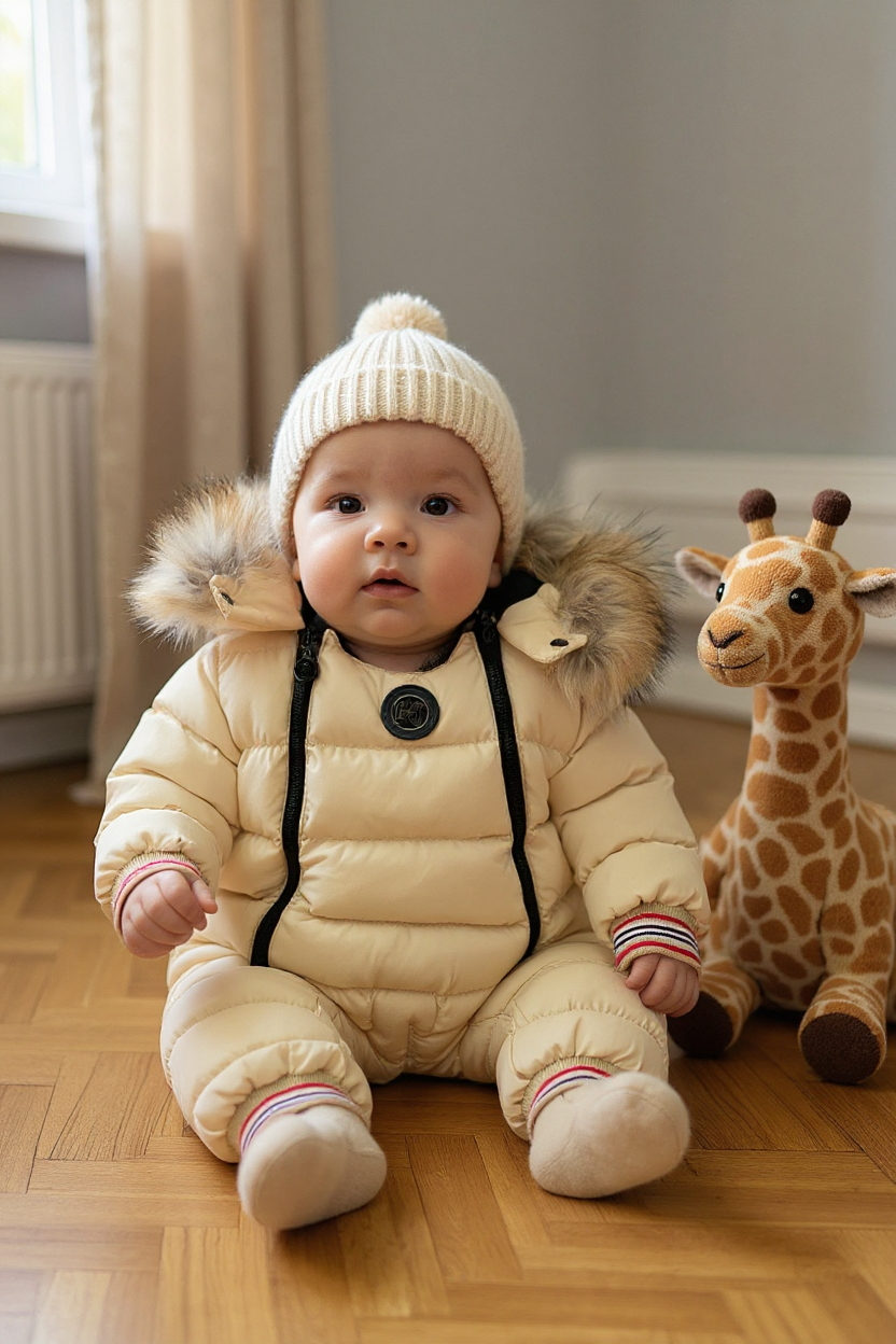 HC KİDS BEBEK ÇİFT FERMUARLI ASTRONOT TULUM