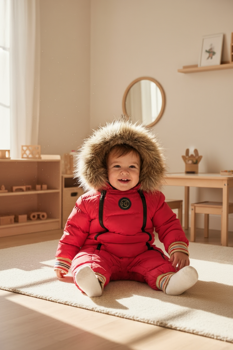 HC KİDS BEBEK ÇİFT FERMUARLI ASTRONOT TULUM