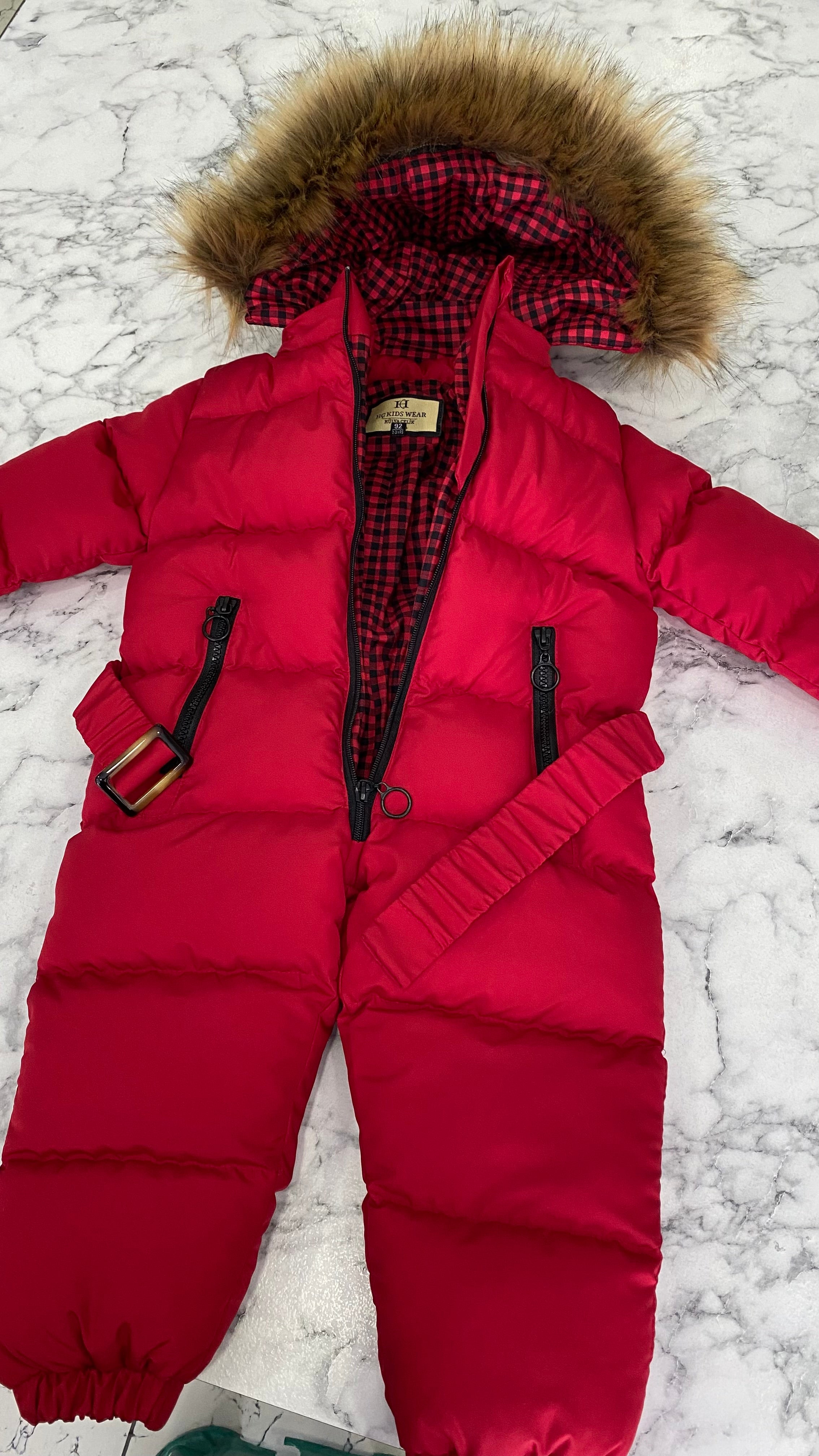 HCKİDS ÇOCUK ASTRONOT TULUM KIRMIZI