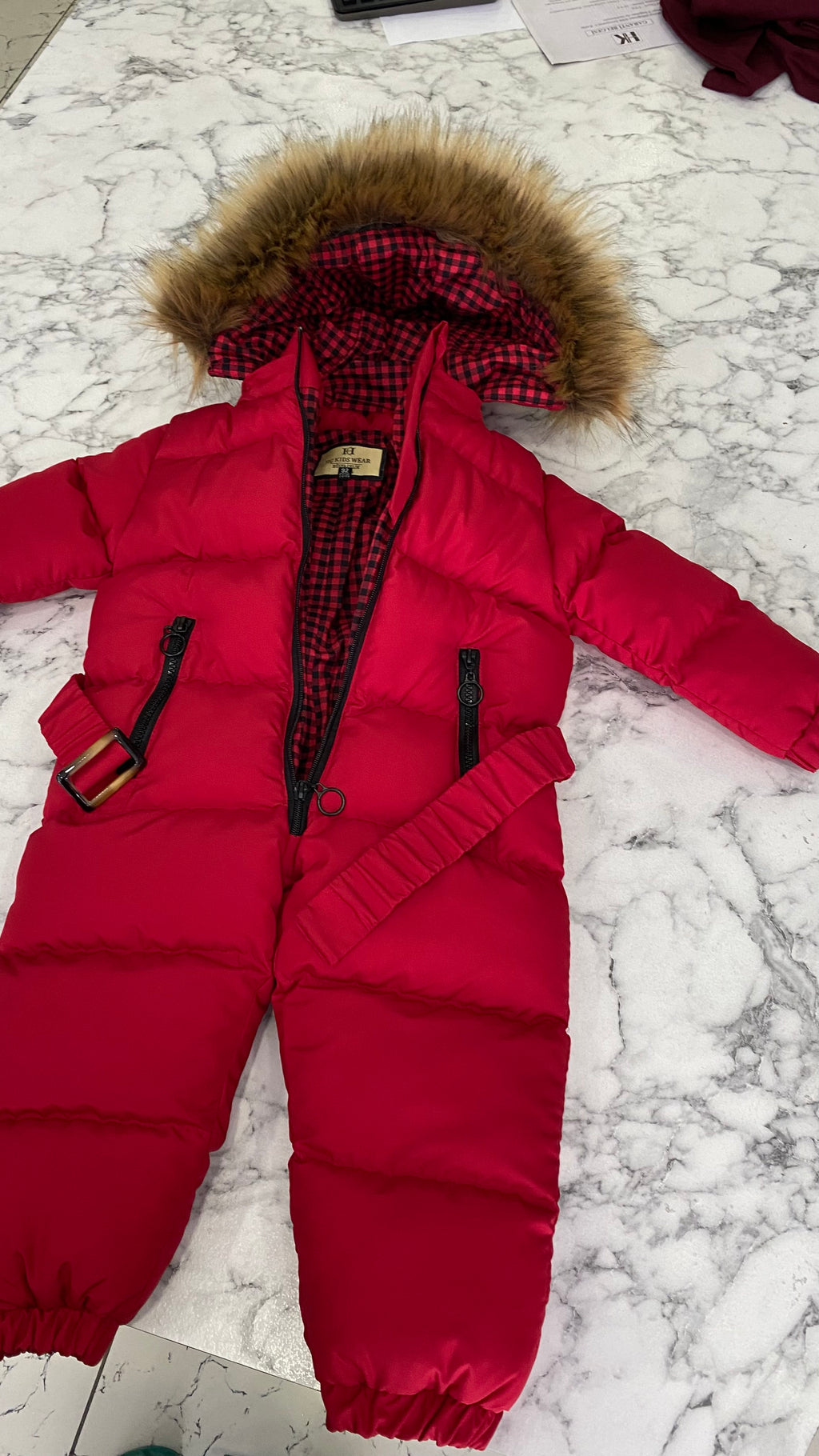 HCKİDS ÇOCUK ASTRONOT TULUM KIRMIZI