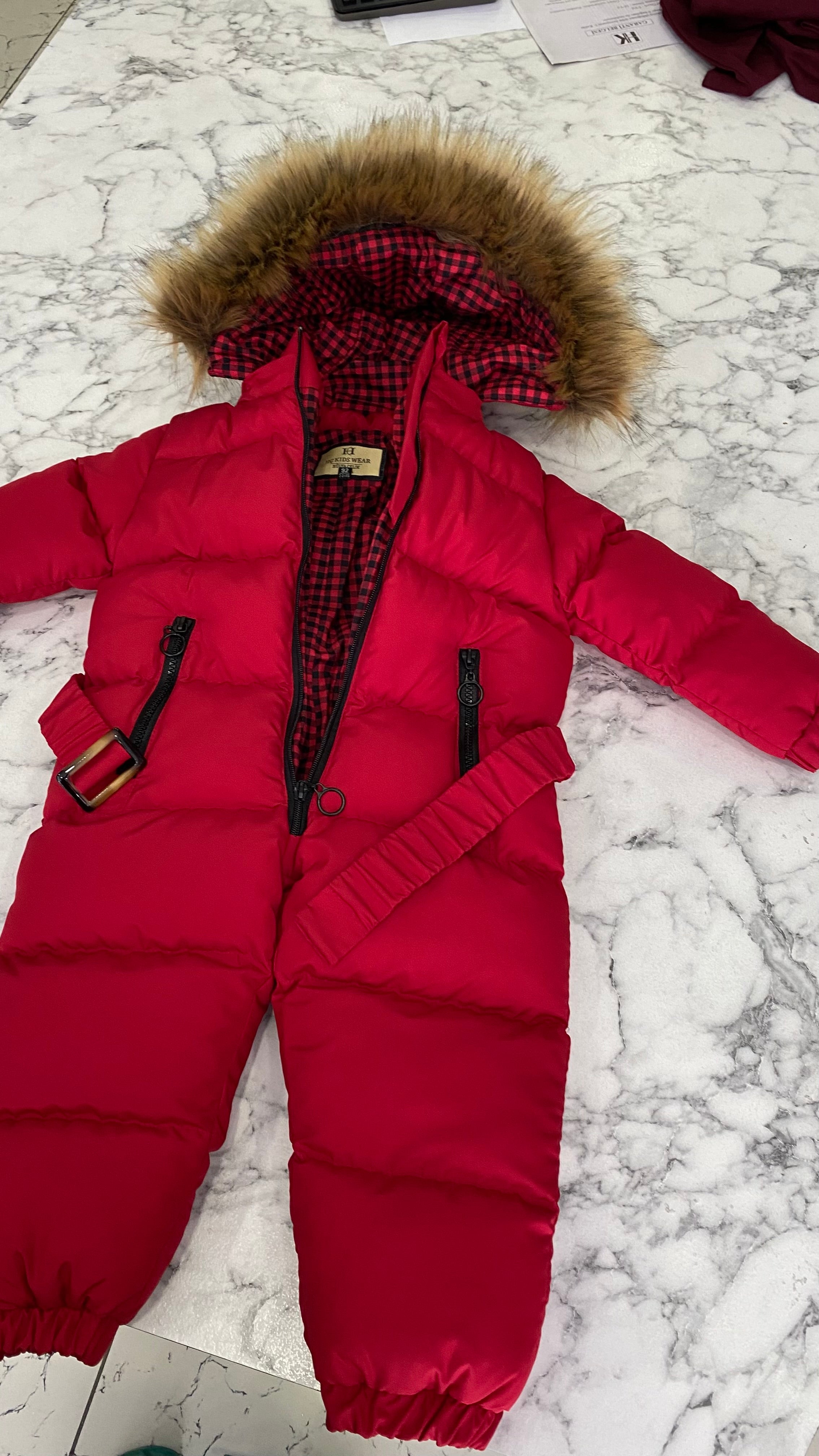 HCKİDS ÇOCUK ASTRONOT TULUM KIRMIZI