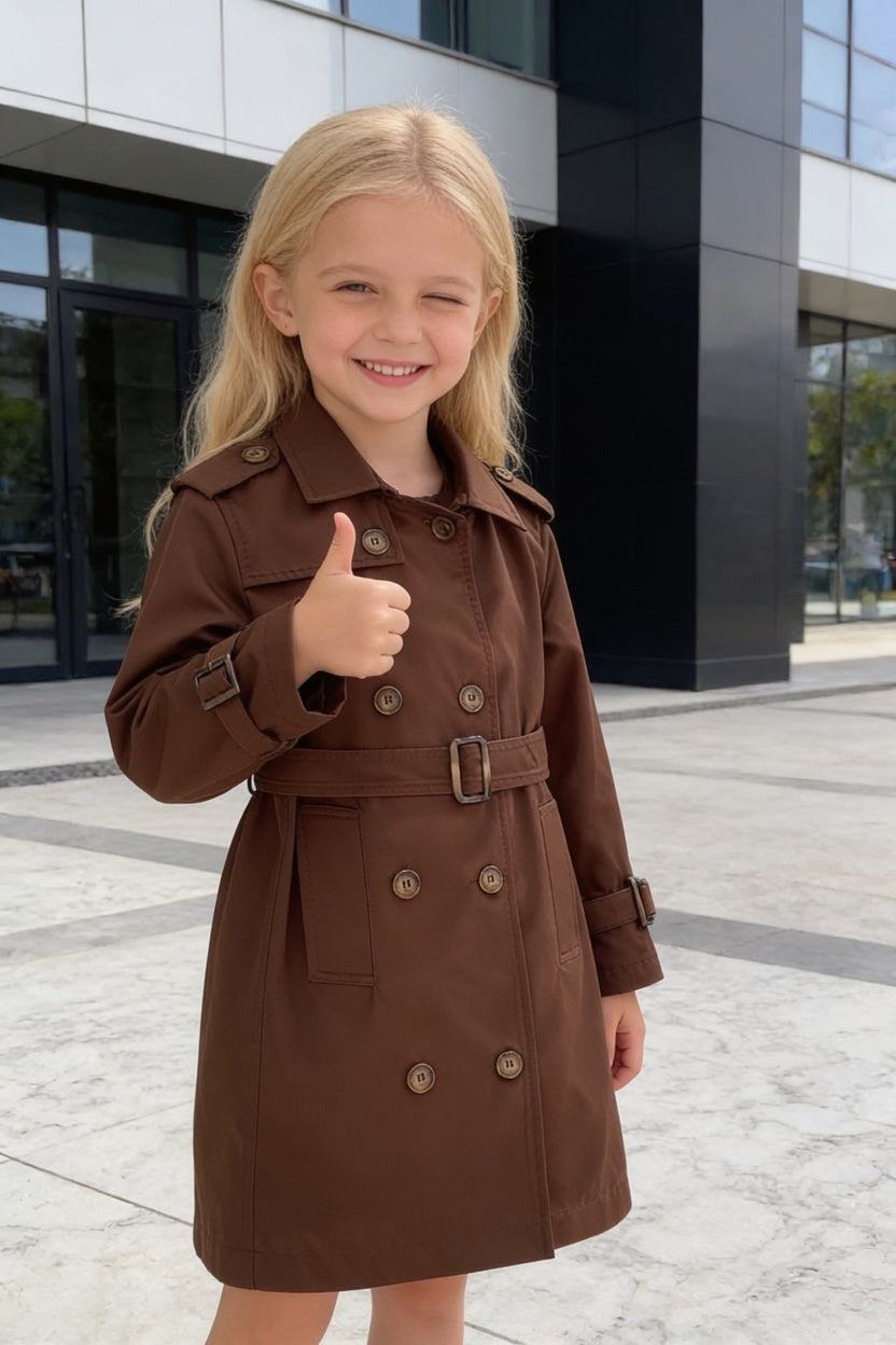 Kahve Klasik HC Kids Trençkot | HC Kids