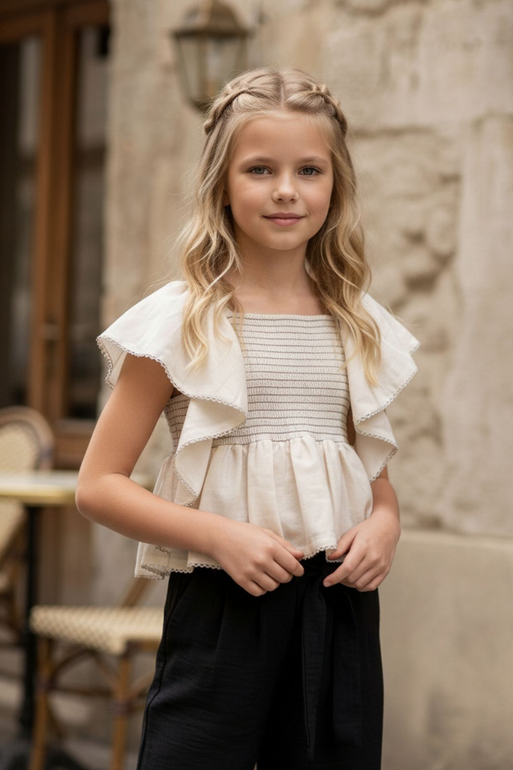 HC Kids 5/16 Yaş Kız Çocuk Pantolon Bluz Takım